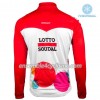 Tenue Maillot M/L + Collant à Bretelles 2018 Lotto Soudal Hiver Thermal Fleece N001